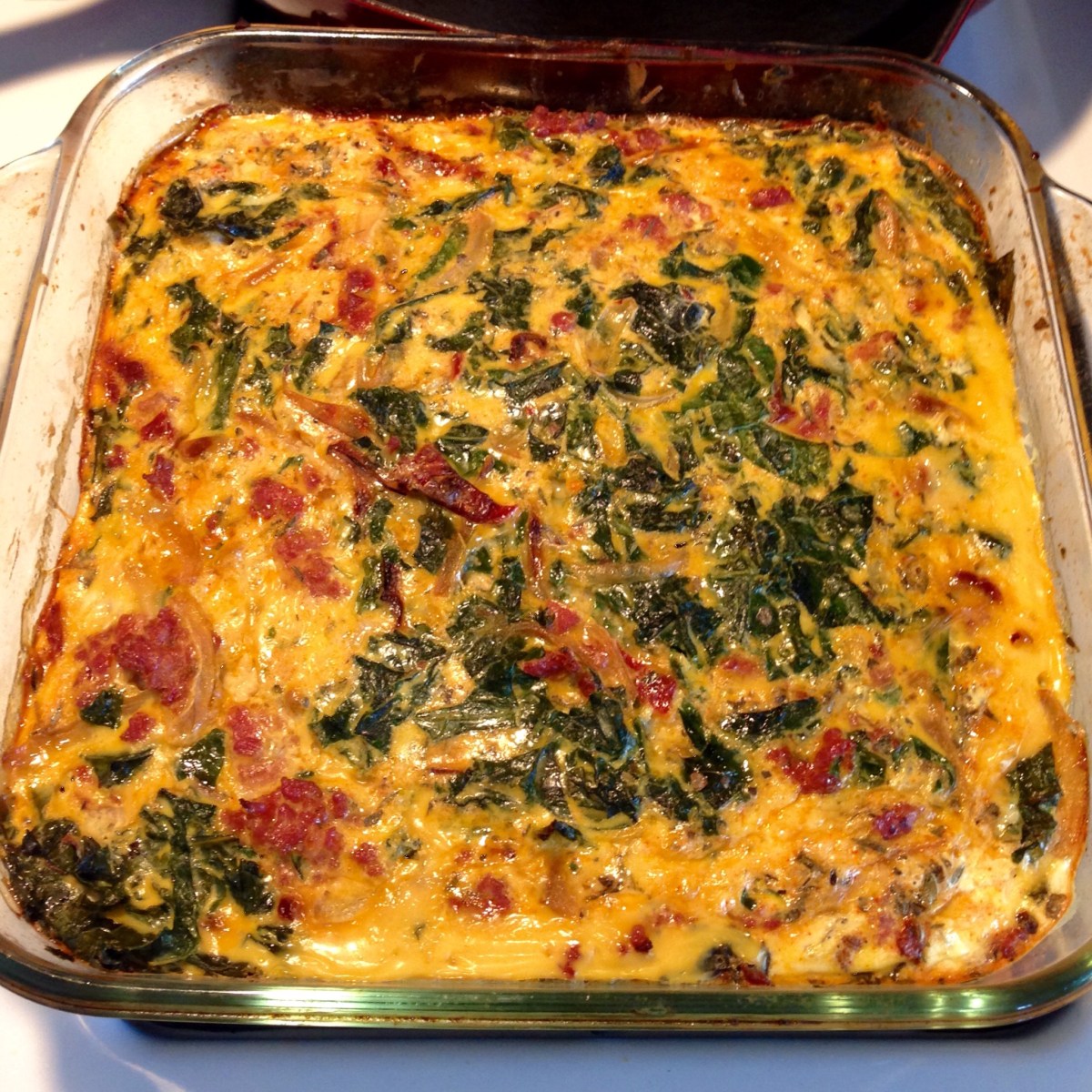 Kale, Sausage, Sundried Tomato Crustless Quiche Chameleon Kitchen